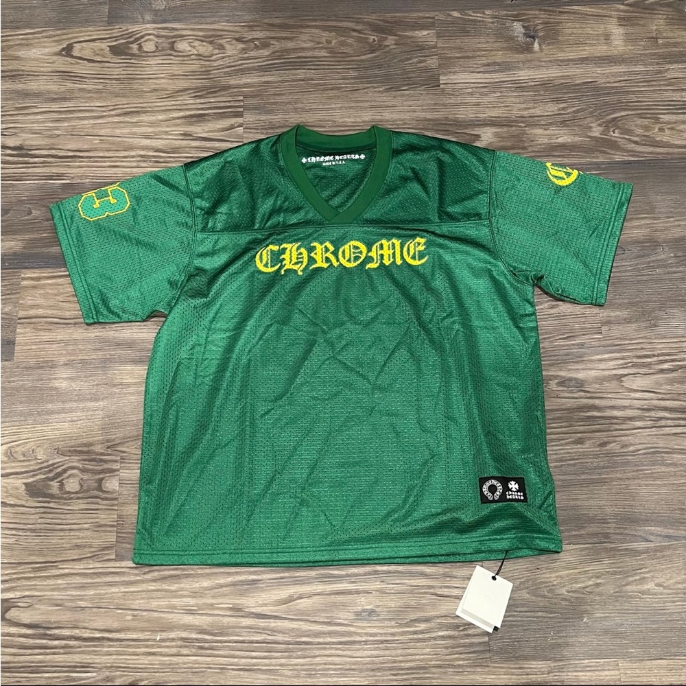 Chrome Hearts Green Mesh Jersey